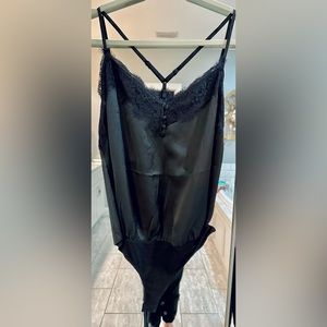 Pink Lily Lace Bodysuit